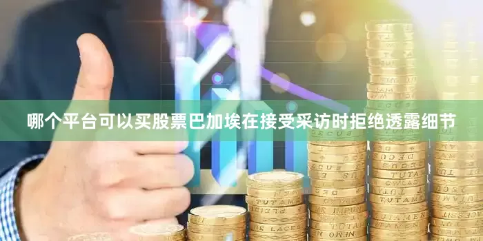 哪个平台可以买股票巴加埃在接受采访时拒绝透露细节