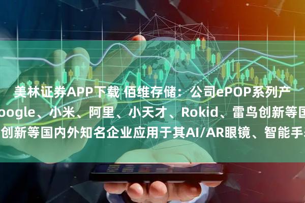 美林证券APP下载 佰维存储：公司ePOP系列产品目前已被Meta、Google、小米、阿里、小天才、Rokid、雷鸟创新等国内外知名企业应用于其AI/AR眼镜、智能手表等智能穿戴设备上